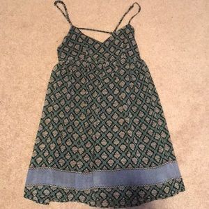 Tank dress with open back